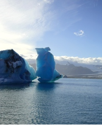 Icebergs in Iceland: an endangered species?